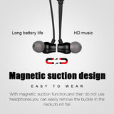 Bluetooth Earphone Metal Magnetic Earpiece Wireless Sports Headphones for Smartphone