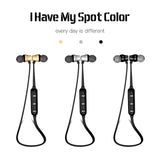 Bluetooth Earphone Metal Magnetic Earpiece Wireless Sports Headphones for Smartphone