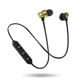 Bluetooth Earphone Metal Magnetic Earpiece Wireless Sports Headphones for Smartphone