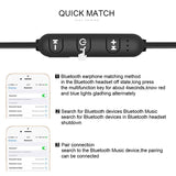 Bluetooth Earphone Metal Magnetic Earpiece Wireless Sports Headphones for Smartphone