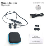 Metal Sports Wireless Headphones Bluetooth Earphone Sweat Proof Earphone Magnetic Earpiece Stereo Headset for Mobile Phone