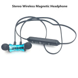 Metal Sports Wireless Headphones Bluetooth Earphone Sweat Proof Earphone Magnetic Earpiece Stereo Headset for Mobile Phone