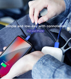USB Cable For iPhone, Baseus Fast Data Charging Charger Cable For iPhone XS Max XR X 8 7 6 6S 5 5S iPad Cord Mobile Phone Cable