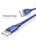 USB Cable For iPhone, Baseus Fast Data Charging Charger Cable For iPhone XS Max XR X 8 7 6 6S 5 5S iPad Cord Mobile Phone Cable