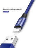 USB Cable For iPhone, Baseus Fast Data Charging Charger Cable For iPhone XS Max XR X 8 7 6 6S 5 5S iPad Cord Mobile Phone Cable