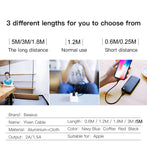 USB Cable For iPhone, Baseus Fast Data Charging Charger Cable For iPhone XS Max XR X 8 7 6 6S 5 5S iPad Cord Mobile Phone Cable
