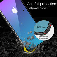 OLAF Tempered Glass Phone Case for iPhone X 10 Protective Mobile Phone Cover Cases for iPhone 7 8 6 6s Plus Silicone Glass Case