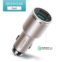 Car Charger Dual USB Quick Charge 3.0