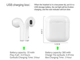 OGV TWS Bluetooth Earphones i7s Mini True Wireless Earbud Headset For apple headphones iPhone Android Charging Box Samsung