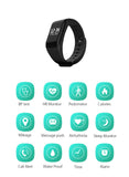 Smart Bracelet F1 Fitness Tracker Wristband Heart Rate Monitor Smart bracelet Blood Pressure With Pedometer Bracelet