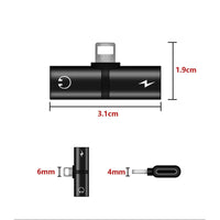 Adapteur lightning avec sortie casque et charge