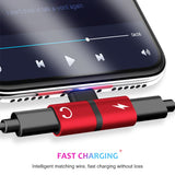 Adapteur lightning avec sortie casque et charge