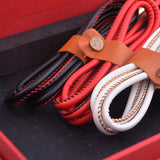Micro USB Cable 1M Premium Leather Braided Cable for Samsung Xiaomi Huawei Android Wires Fast Charge Data Mobile Phone Cable