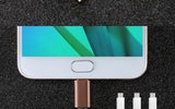 Micro USB Cable 1M Premium Leather Braided Cable for Samsung Xiaomi Huawei Android Wires Fast Charge Data Mobile Phone Cable
