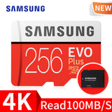 SAMSUNG EVO PLUS 256GB 128GB 64GB 32GB  sdhc CLASS10 carte Micro SD Memory Card UHS-I U3 TF SD Cards  Flash SDXC free shipping