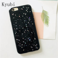 Luxury glitter bling case for iphone 6s 6 7 8 plus cute star fashion funda for iphone x 10 soft silicone full back cover coque