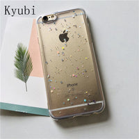 Luxury glitter bling case for iphone 6s 6 7 8 plus cute star fashion funda for iphone x 10 soft silicone full back cover coque