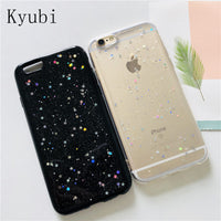 Luxury glitter bling case for iphone 6s 6 7 8 plus cute star fashion funda for iphone x 10 soft silicone full back cover coque