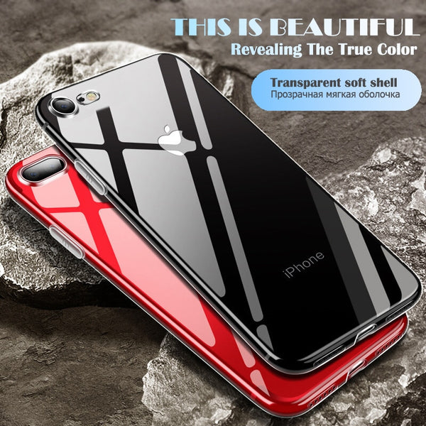 Ultra Thin Soft Transparent TPU Case For iPhone X 10 Xs Max Xr 5 S Clear Silicone Full Cover For iPhone 6 S 7 8 Plus Phone Case