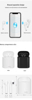 Écouteurs bluetooth airpods sans fil, casque audio avec station de recharge, Iphone, Samsung et kit mains libres