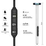 Sports Bluetooth Headphone Stereo Music Earphone Magnetic Earpiece Wireless Headset for Xiaomi Samsung iPhone Mobile Phone
