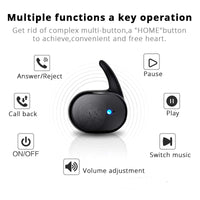 ELEGIANT Écouteur Bluetooth, Mini Oreillettes sans Fil Casques Intra-Auriculaires Wireless kit Main-Libres Tactile Rechargeable Magnétique Micro Intégré