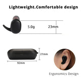 ELEGIANT Écouteur Bluetooth, Mini Oreillettes sans Fil Casques Intra-Auriculaires Wireless kit Main-Libres Tactile Rechargeable Magnétique Micro Intégré