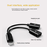 3 in 1  adaptateur pour iPhone 7 8 Plus X 10 iOS 11 10.3 Charging Audio Cable Adapter USB Cable Connector Converter