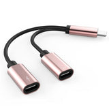 3 in 1  adaptateur pour iPhone 7 8 Plus X 10 iOS 11 10.3 Charging Audio Cable Adapter USB Cable Connector Converter