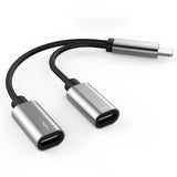 3 in 1  adaptateur pour iPhone 7 8 Plus X 10 iOS 11 10.3 Charging Audio Cable Adapter USB Cable Connector Converter