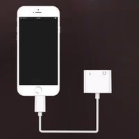 Adapteur lightning avec sortie casque et charge pour iPhone 7 8 X