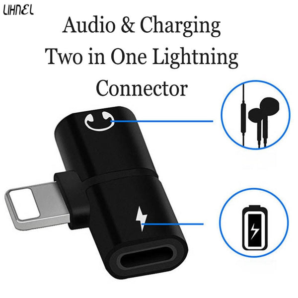 Adapteur lightning avec sortie casque et charge