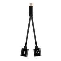 Adaptateur 2 in 1 Double jack Audio ou charger et écouter la Music, Call For Original 8 pin Headphone Converter