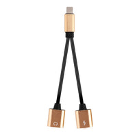 Adaptateur 2 in 1 Double jack Audio ou charger et écouter la Music, Call For Original 8 pin Headphone Converter