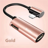 Adapteur 2 in 1 charge rapide et audio pour Iphone