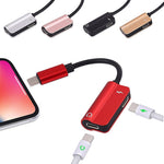 New design d'un adapteur lightning avec sortie casque et charge pour iPhone