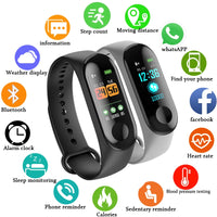 New Smart Bracelet Blood Pressure Heart Rate Monitor Color OLED Blood Oxygen Watch Fitness Tracker smart Band Remote photography