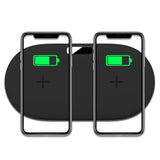 2in1 10W Universal Wireless Charger Pad for Smartphone