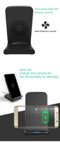 Universal Wireless Charger Stand QI Induction Charging Holder For Smartphone