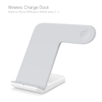 Portefeuille 2W 7.5W Qi Universal Wireless Fast Charger Holder Stand for Apple Watch 2 3 iPhone Samsung Induction Charging5W 10W