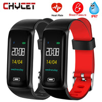 Smart Band Fitness Tracker Blood Pressure Heart Rate Monitor Smartband Waterproof IP67 Pedometer Multi Sports Mode Men Women