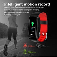 Smart Band Fitness Tracker Blood Pressure Heart Rate Monitor Smartband Waterproof IP67 Pedometer Multi Sports Mode Men Women