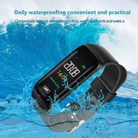 Smart Band Fitness Tracker Blood Pressure Heart Rate Monitor Smartband Waterproof IP67 Pedometer Multi Sports Mode Men Women