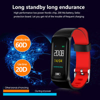 Smart Band Fitness Tracker Blood Pressure Heart Rate Monitor Smartband Waterproof IP67 Pedometer Multi Sports Mode Men Women