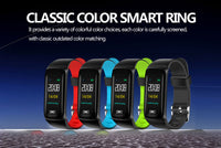 Smart Band Fitness Tracker Blood Pressure Heart Rate Monitor Smartband Waterproof IP67 Pedometer Multi Sports Mode Men Women