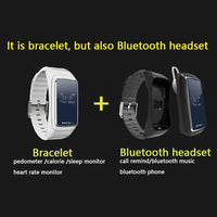 Smart Band Talkband Heart Rate Monitor Sport Health Smartband Watch Bracelet Smart Talk Band Wristband