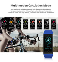 Smart Wristband Heart Rate Monitor Blood Pressure Band Pedometer Activity Fitness Tracker Sleep Monitor Sport Bracelet