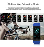 Smart Wristband Heart Rate Monitor Blood Pressure Band Pedometer Activity Fitness Tracker Sleep Monitor Sport Bracelet