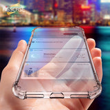 Case For iPhone X 6 7 8 Plus Phone Case For iPhone XS Max XR 5S 5 SE 7 Clear Shockproof Soft Silicone Transparent Cases