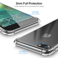 Case For iPhone X 6 7 8 Plus Phone Case For iPhone XS Max XR 5S 5 SE 7 Clear Shockproof Soft Silicone Transparent Cases